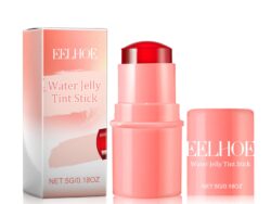 EELHOE Fruit Jelly Blush Lip Gloss Stick Lazy Contouring Even Skin Tone Brightening And Colorful Easy To Apply Lip Gloss Stick