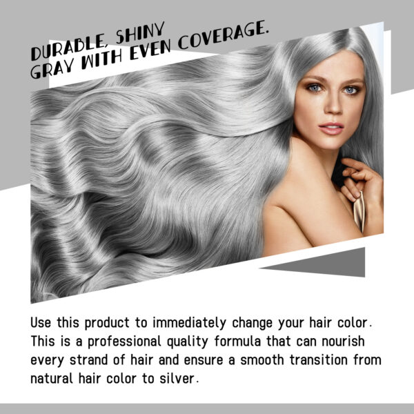 EELHOE Gray Hair Cream Natural Hair Color Long Lasting No Hair Damage Easy To Color Easy To Clean Tide Color Hairdresser - Image 5