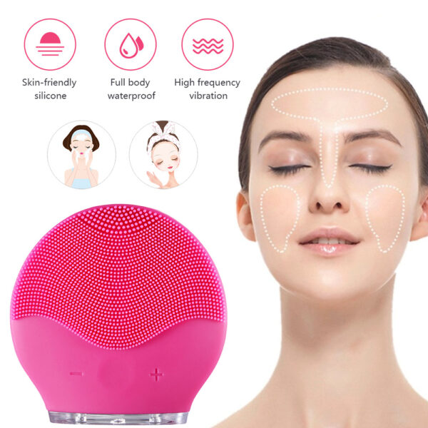 Electric waterproof silicone cleansing instrument - Image 4