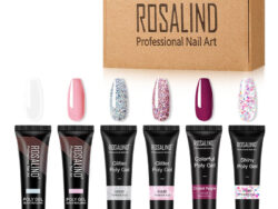 Multi-color mixed nail solid model glue