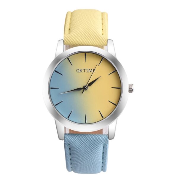 Fashion Casual Retro Rainbow Design Watch Women Analog Quartz Wristwatches Clock   Elegant Lady Wristwatch Woman Time - Image 4