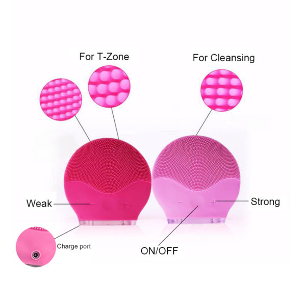 Electric waterproof silicone cleansing instrument - Image 7