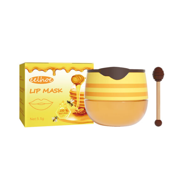 EELHOE Honey Lip Mask Moisturizing Exfoliating Lip Care Bee Lipstick - Image 6