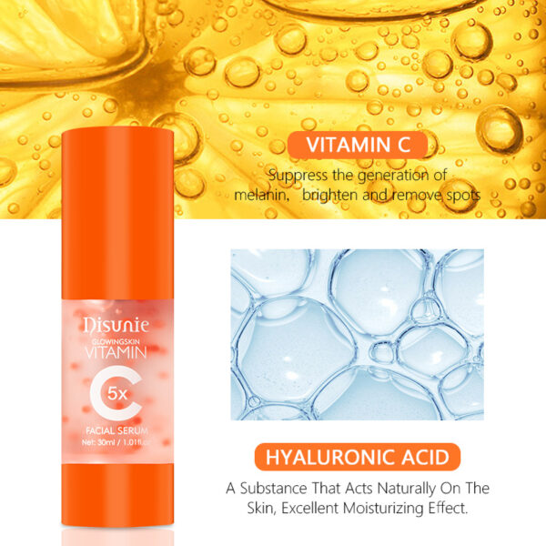 Vit C Face Serum Facial Whitening Brightening Hyaluronic Acid Collagen Vitamin C Dark Spot Corrector Anti-Aging Serums For Face - Image 4