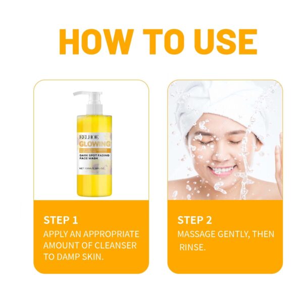 Eelhoe Turmeric Whitening Cleanser Deep Cleansing Face To Remove Makeup Refreshing And Non-Tight Turmeric Cleanser - Image 2