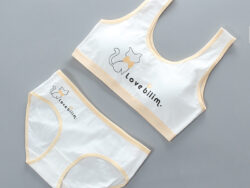 Girls’ Bra Set, Pure Cotton, Developmental Vest, Underwear, Children’S Bra, Cotton
