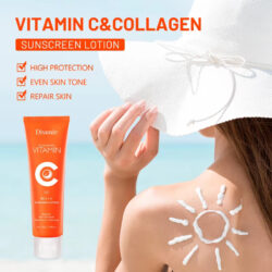 Sunscreen Cream Spf 50 Vitamin C Collagen Moisturizer Brightening Lotion Korean Skin Care Sun Block Sunscreen For The Black Skin - Image 6