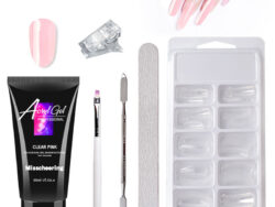 Painless Extension Gel Nail Art Without Paper Holder Quick Model Painless Crystal Gel Set