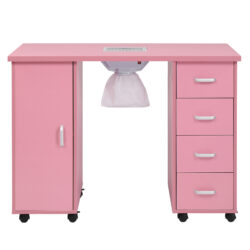 MDF Single Door 4 Drawers With Fans, Nail Art Table