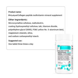 Collagen, Vitamin & Mineral, Contains Vitamin D3, Vitamin C, Probiotics,Vitamin E, Vitamin B & Multivitamin Healthcare Supplement Edible Fitness - Image 4