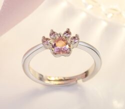 New Cat Bear Dog Paw Ring for Women Jewelry Sets - Image 4