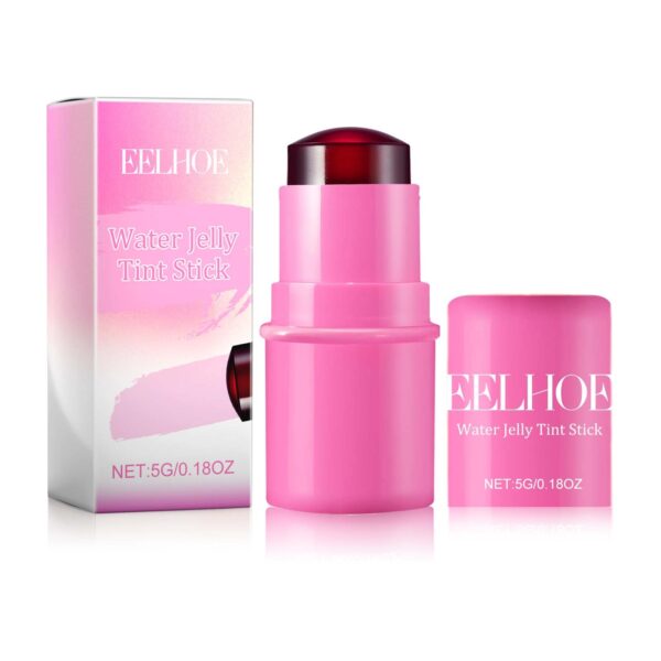 EELHOE Fruit Jelly Blush Lip Gloss Stick Lazy Contouring Even Skin Tone Brightening And Colorful Easy To Apply Lip Gloss Stick - Image 2