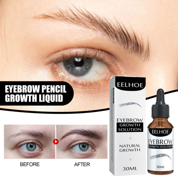 EELHOE Eyebrow Liquid Dark Thick Natural Oil Eyebrow Repair Mild Moisturizing Treatment