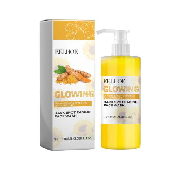 Eelhoe Turmeric Whitening Cleanser Deep Cleansing Face To Remove Makeup Refreshing And Non-Tight Turmeric Cleanser - Image 4