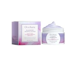 OceAura Blueberry Whipped Scrub, Exfoliating Tender Lighten Body Dull Brightening Skin Scrub