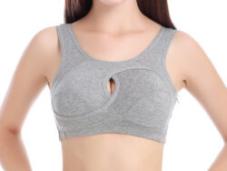 Cotton Anti-expansion Anti-Sag Gathering Adjustment Sports Bra