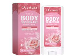 OceAura Rose Body Deodorant Stick With Rose Fragrance Is Natural And Refreshing To Reduce Underarm Odor
