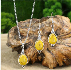 Retro Ethnic Style Earrings And Necklace Set Jewelry - Image 4