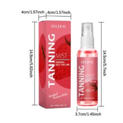 EELHOE Strawberry Tanning Mist Stay On Sun, Long-lasting, Tanning, Sun-kissed Skin, Gentle And Moisturizing Skincare - Image 3