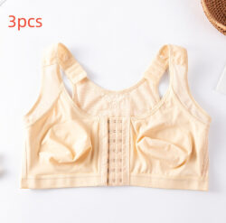 Foreign Trade Front Buckle Closed Sports Bra Plus Size - Image 3