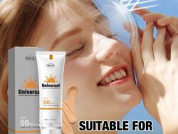 Universal Sunscreen SPF 50 PA, Protector Solar Con Color, Tinted Sunscreen, No Sticky Refreshing Non And Does Not Harm Residue For All Skin Type And UV Defense