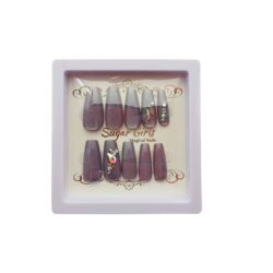 Diamond-set Nails Brownish-gray - Image 6