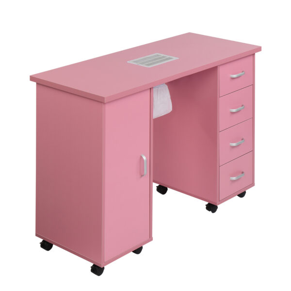 MDF Single Door 4 Drawers With Fans, Nail Art Table - Image 6