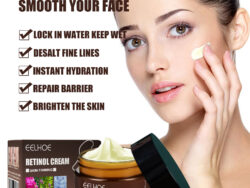 Retinol Anti Aging Wrinkle Removal Skin Firming Cream, EELHOE Retinol Cream Anti-Aging With Hyaluronic Acid And Vitamin