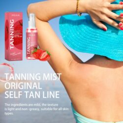 EELHOE Strawberry Tanning Mist Stay On Sun, Long-lasting, Tanning, Sun-kissed Skin, Gentle And Moisturizing Skincare - Image 5