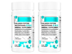 Collagen, Vitamin & Mineral, Contains Vitamin D3, Vitamin C, Probiotics,Vitamin E, Vitamin B & Multivitamin Healthcare Supplement Edible Fitness