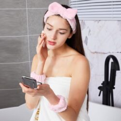 Headbuckle Bracelet Headband Four-piece Powder Set - Image 9