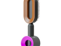 Self Cleaning Hair Brush For Women One-key Cleaning Hair Loss Airbag Massage Scalp Comb Anti-Static Hairbrush