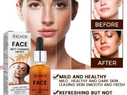 EELHOE Facial Tanning Essence For Achieving A Natural And Stylish Wheat Color Or Bronzed Skin Tone, Providing Hydration And Enhancing The Beauty Of The Skin Without The Need For Sunbathing